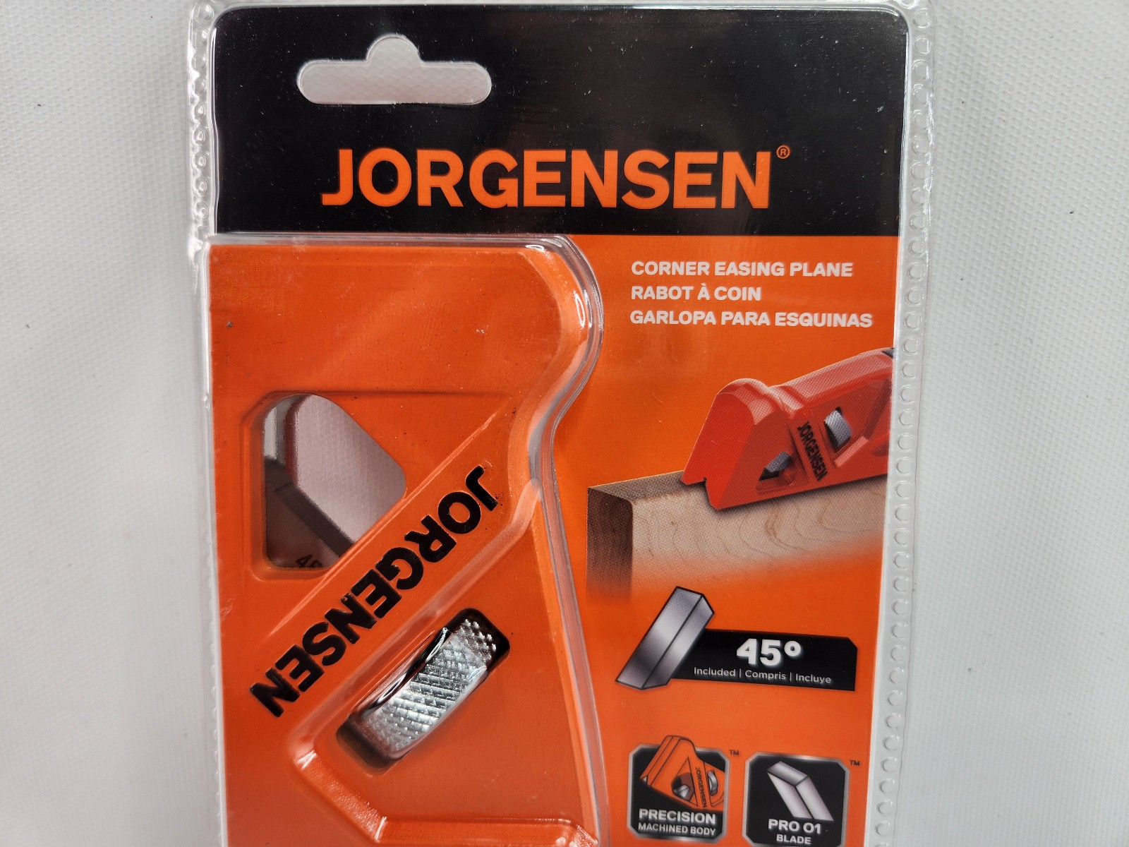 Jorgensen 6.5" Corner Easing Plane 70740 precision adjustment high-grade - New