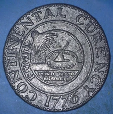 FANTASY ISSUE "1776" CONTINENTAL DOLLAR: MODERN SOUVENIR CURRENCY - *13961952 🌈