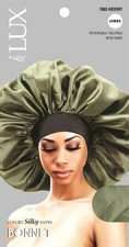 Lux by Qfitt Luxury Silky Satin Bonnet Jumbo 7004 