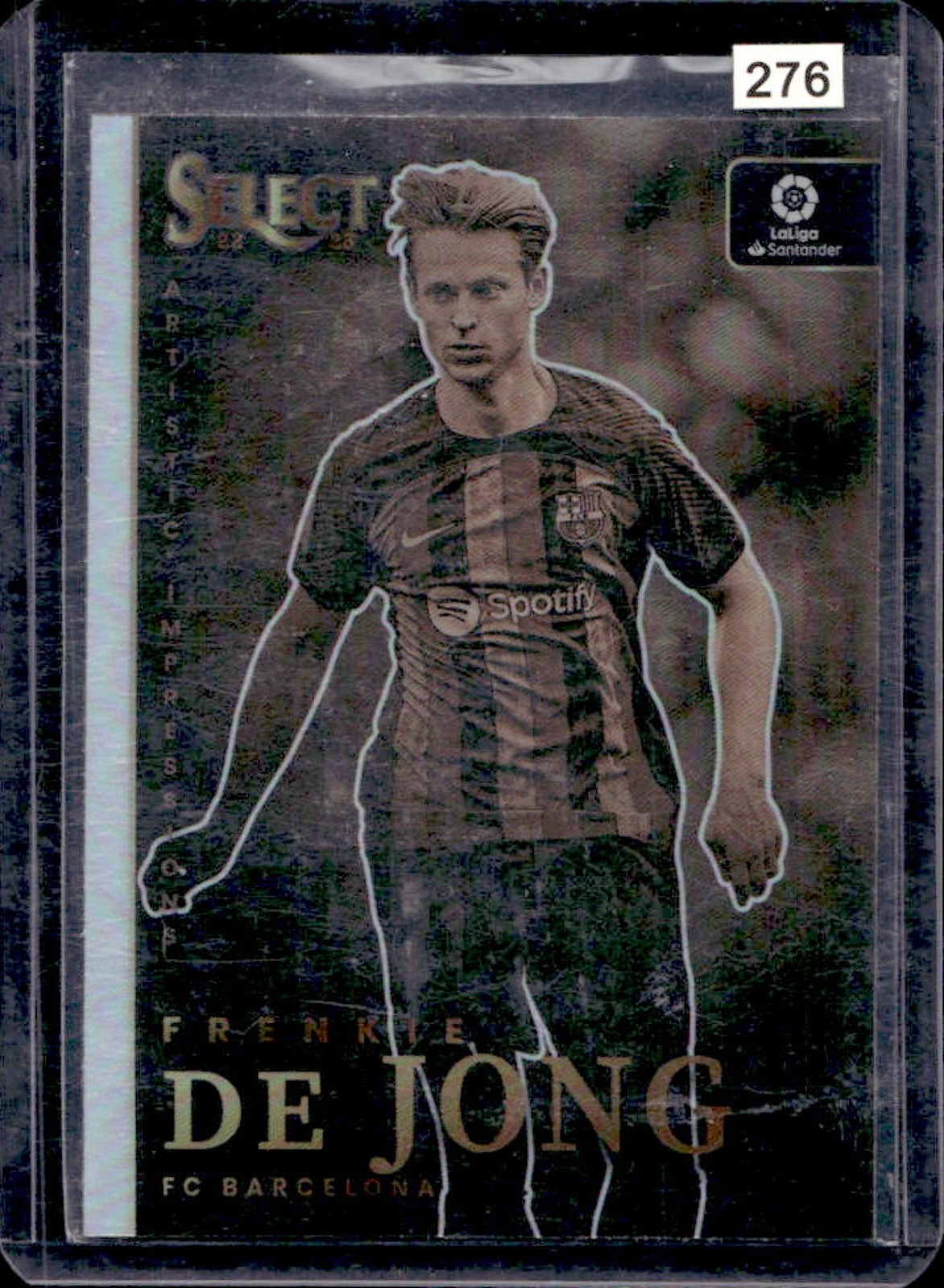 2022 Select La Liga Frenkie de Jong Artistic Impressions #8 Barcelona