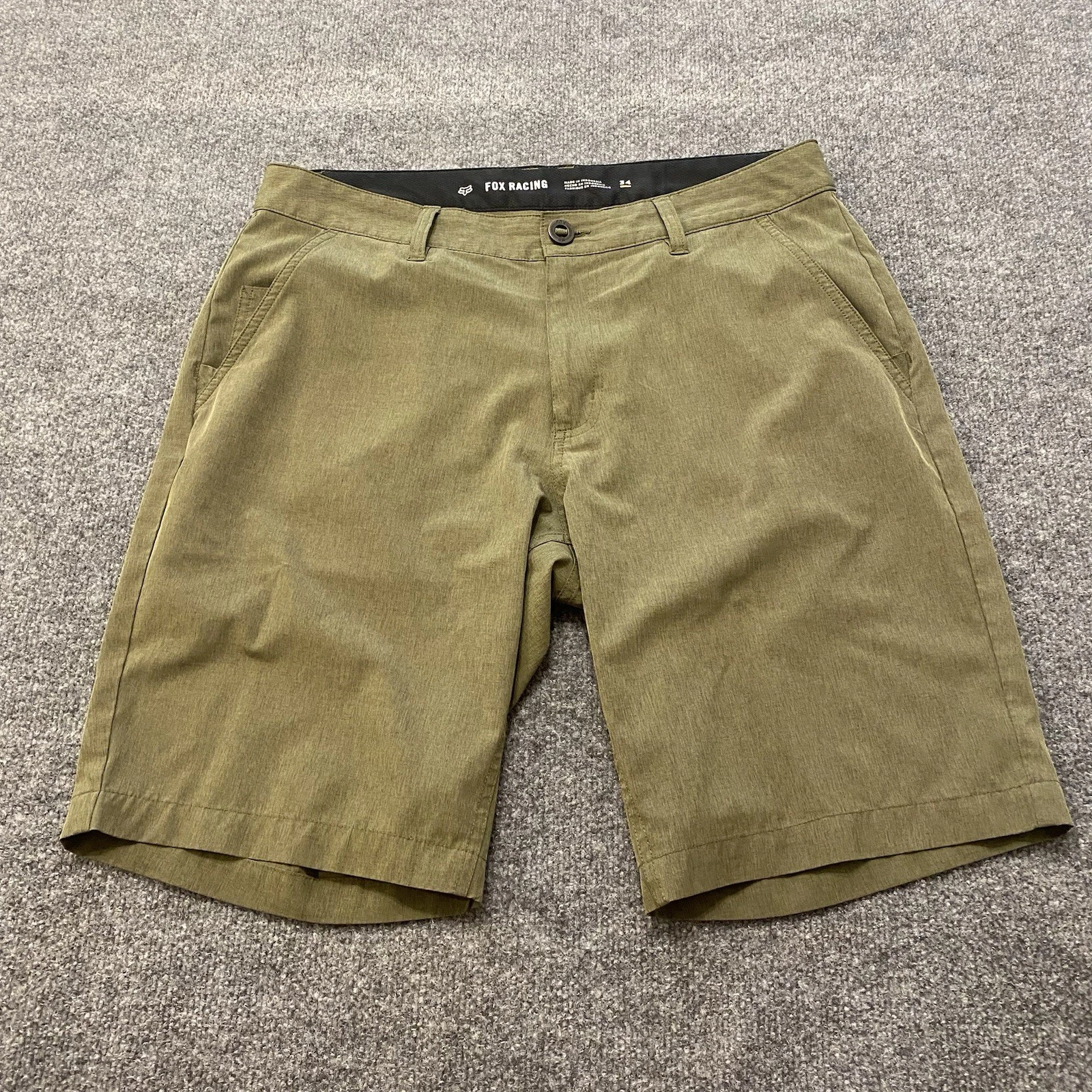 Fox Racing Hybrid Stretch Performance Casual Shorts Mens Size 34 Golf Swim Fish