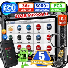 2026 Autel MaxiCOM MK908 II as MS908S PRO II ECU Coding Diagnostic Scanner Tool 