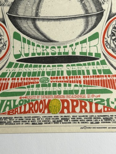 Family Dog Postcard Gold Rush Quicksilver Messenger Service Avalon Ballroom - Picture 3 of 16