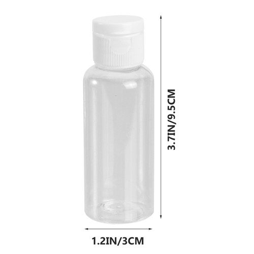 10 Pcs Clear Makeup Bottles Refillable Sample Bottle Travel Toiletries Bottles - Bild 4 von 12
