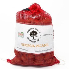 HUDSON PECAN: Georgia Grown Pecans, Classic 5 Pound Pack of 1 , Brown