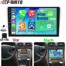 Per Toyota RAV 4 III 2006-2012 Autoradio Carplay GPS Navi Android 15 4+64GB Kam