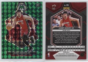 2023-24 Panini Mosaic Rookies Green Mosaic Prizm Jaime Jaquez Jr #246 Rookie RC