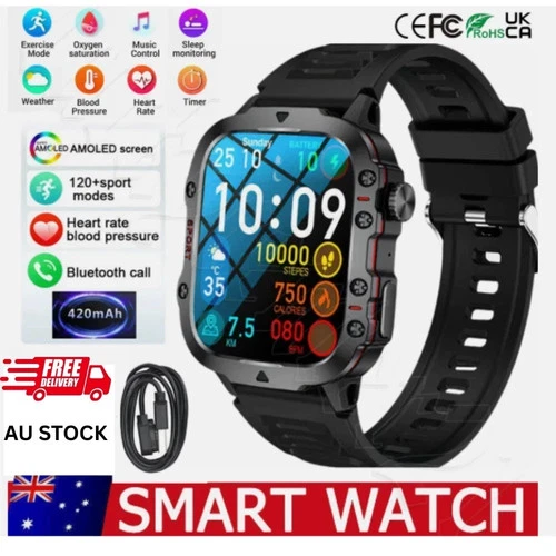 2026 Smart Watch For Men/Women Waterproof Smartwatch Bluetooth iPhone Samsung