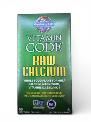 #ad Garden of Life Vitamin Code Raw Calcium Supplement 60 Caps EXP 08 26 $29.99