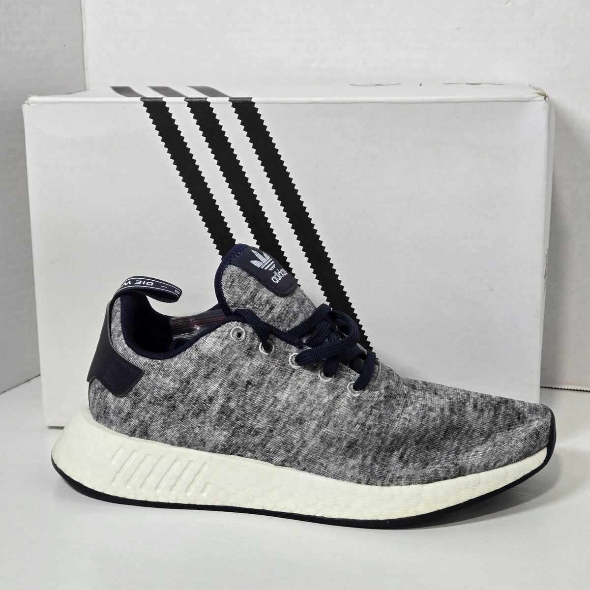adidas United Arrows & Sons x NMD_R2 Core Heather for Sale | Authenticity  Guaranteed | eBay