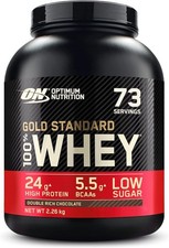 Optimum Nutrition Gold Standard Whey 2.26kg Double Rich Chocolate – 73 Servings 28.72 per kilo