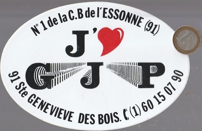 C24 auto. CB. J'AIME G.J.P Sainte Genevieve des Bois