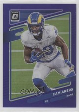 2021 Panini Donruss Optic Purple Prizm 47/50 Cam Akers #186 0ey4