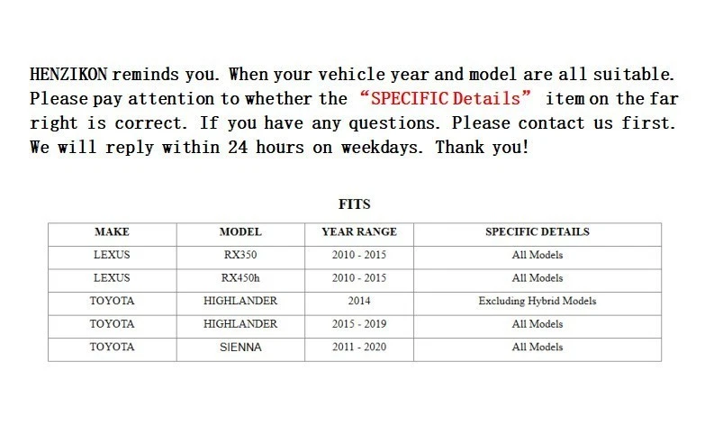 Rotores perforados delanteros traseros + pastillas de freno para Toyota Sienna Highlander RX350 RX450h. Foto 2 de 4
