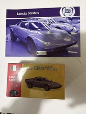 Atlas Editions 1:43 Lancia Stratos Yellow new sealed WITH INFO BOOKLET