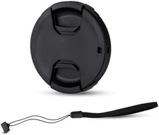 58mm Front Lens Cap with Anti Loss Keeper Leash