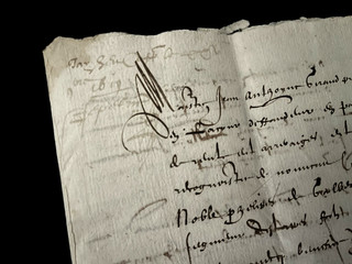 1619 Baroque Era Manuscript 4 pages