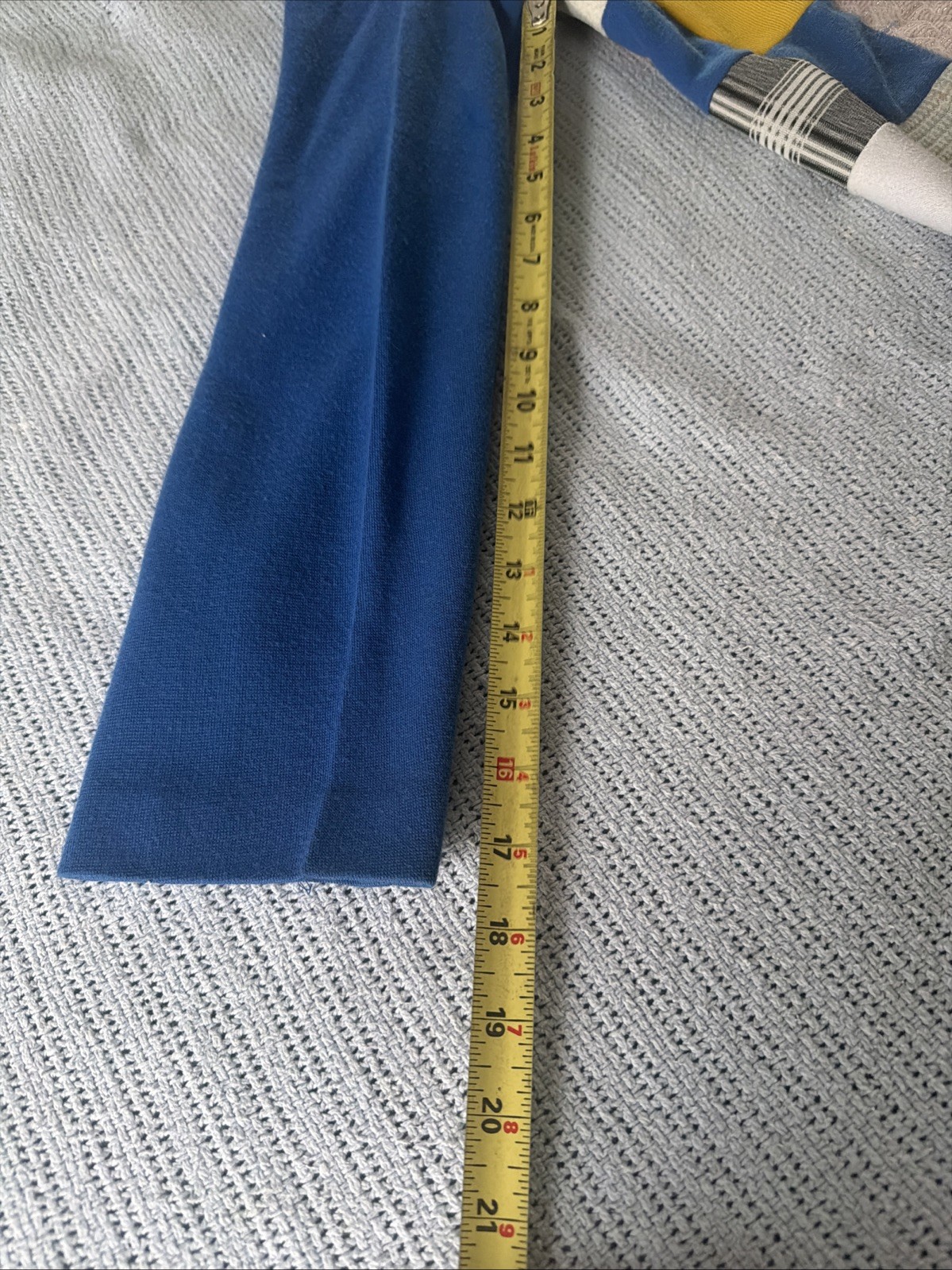 Vintage Polyester Patchwork Blazer 60-70's Boho G… - image 9