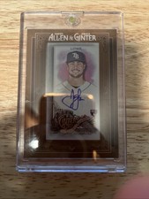 2022 Topps Allen & Ginter Josh Lowe Mini Framed Rookie Auto RC #MA-JL Rays