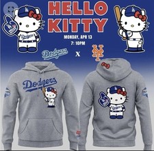      LA Dodgers Hello Kitty Sweatshirt Hoodie SGA 4/13/26 Size XL Presale     