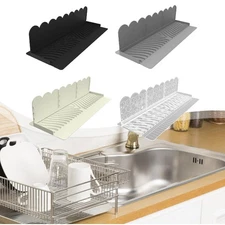 Kitchen Sink Splash Guard Water Baffle for Bathroom Kitchen Island Accessory