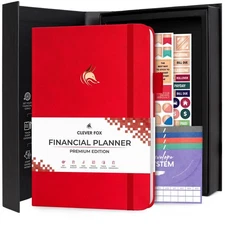 Clever Fox Budget Planner Premium Edition – Expense Tracker Notebook + 5 Cash...
