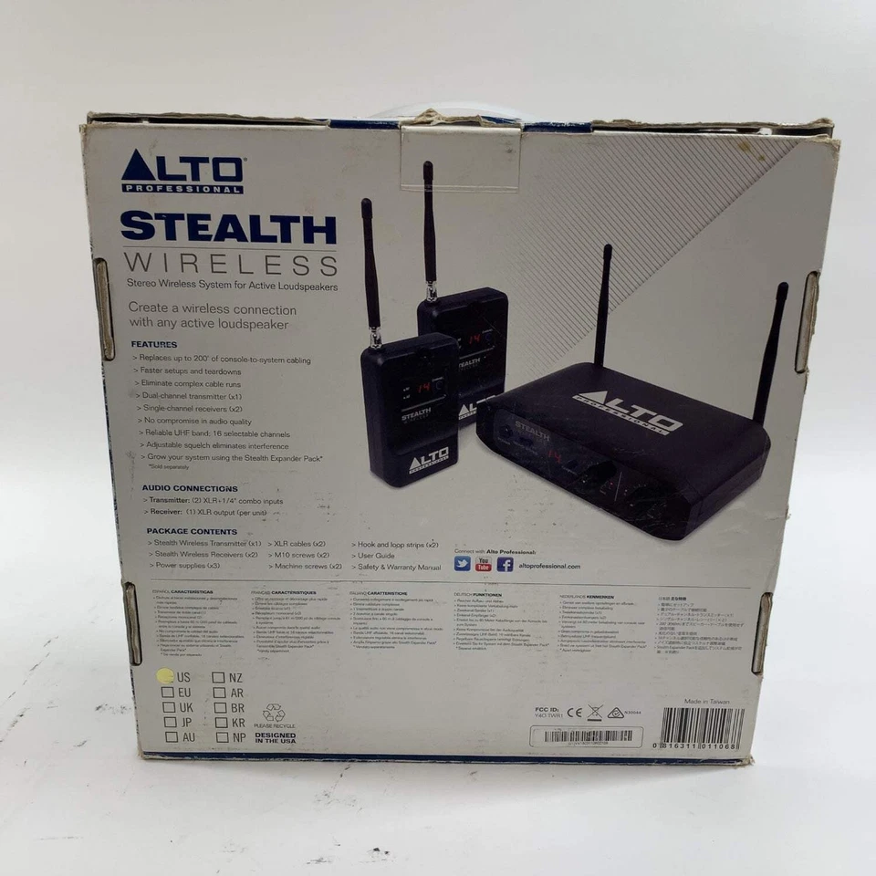 LTO Stealth Wireless Dual‑Channel UHF Wireless Audio System STEALTHWIRELESSMKII - Image 2 of 4