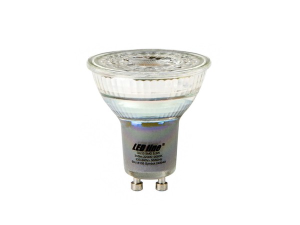 Led-Line® Led GU10 5,5W Reflektor 345Lm 60° Glas 220-240V Dim To Warm 2200-3000K-image