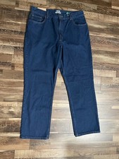 LL Bean Jeans Womens 16 REG Blue Denim Original Fit 100 Cotton 272059