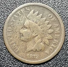 1872 Indian Head Cent Penny 1c VG Very Good Details Key Date Bold ‘N’