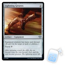 LIGHTNING GREAVES Commander Masters Magic MTG MINT CARD