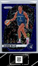 2024 Panini Prizm WNBA #63 Diamond Miller Blue Velocity Prizms