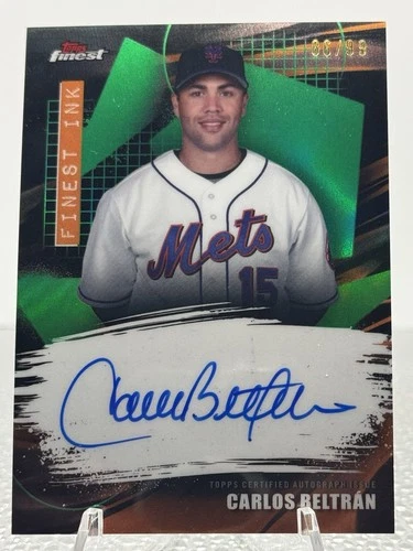 2026 Topps Finest Carlos Beltran Green (RAW)