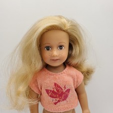 American Girl Mini Doll Tenney 6. 5" with Original Shirt, No Other Accessories