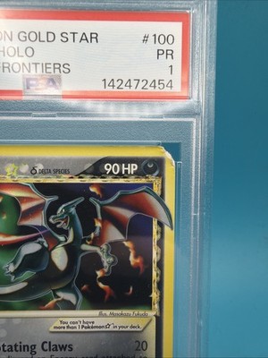 2006 POKEMON EX DRAGON FRONTIERS GOLD STAR #100 CHARIZARD-HOLO PSA 1 | eBay