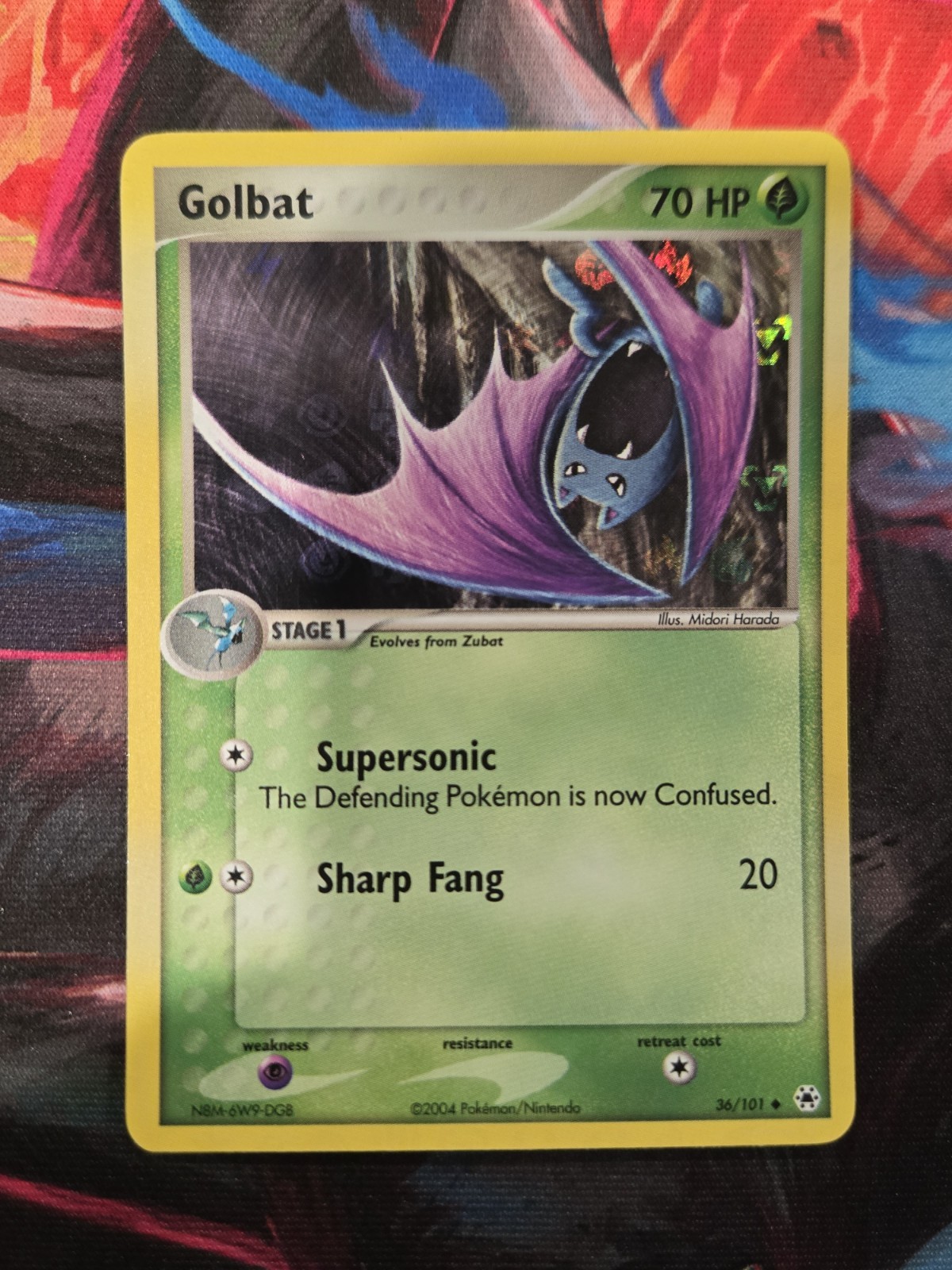 Golbat 36/101 EX Hidden Legends Reverse Holo Pokemon Card Near Mint