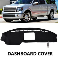 Truck Dashboard Dash Cover For Ford F150 2009-2014 Dashmat Mat Anti-Sun Pad Cap