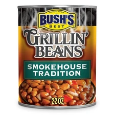 Bush's Best Grillin' Beans, Smokehouse Tradition, 22 Ounce