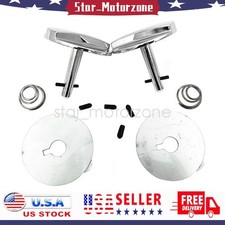 For 69-72 Cutlass 442 Ram Air Hood Pin Chrome Twists Locks Reproduction - Pair For 69-72 Cutlass 442 Ram Air Hood Pin Chrome Twists Locks Reproduction - Pair
