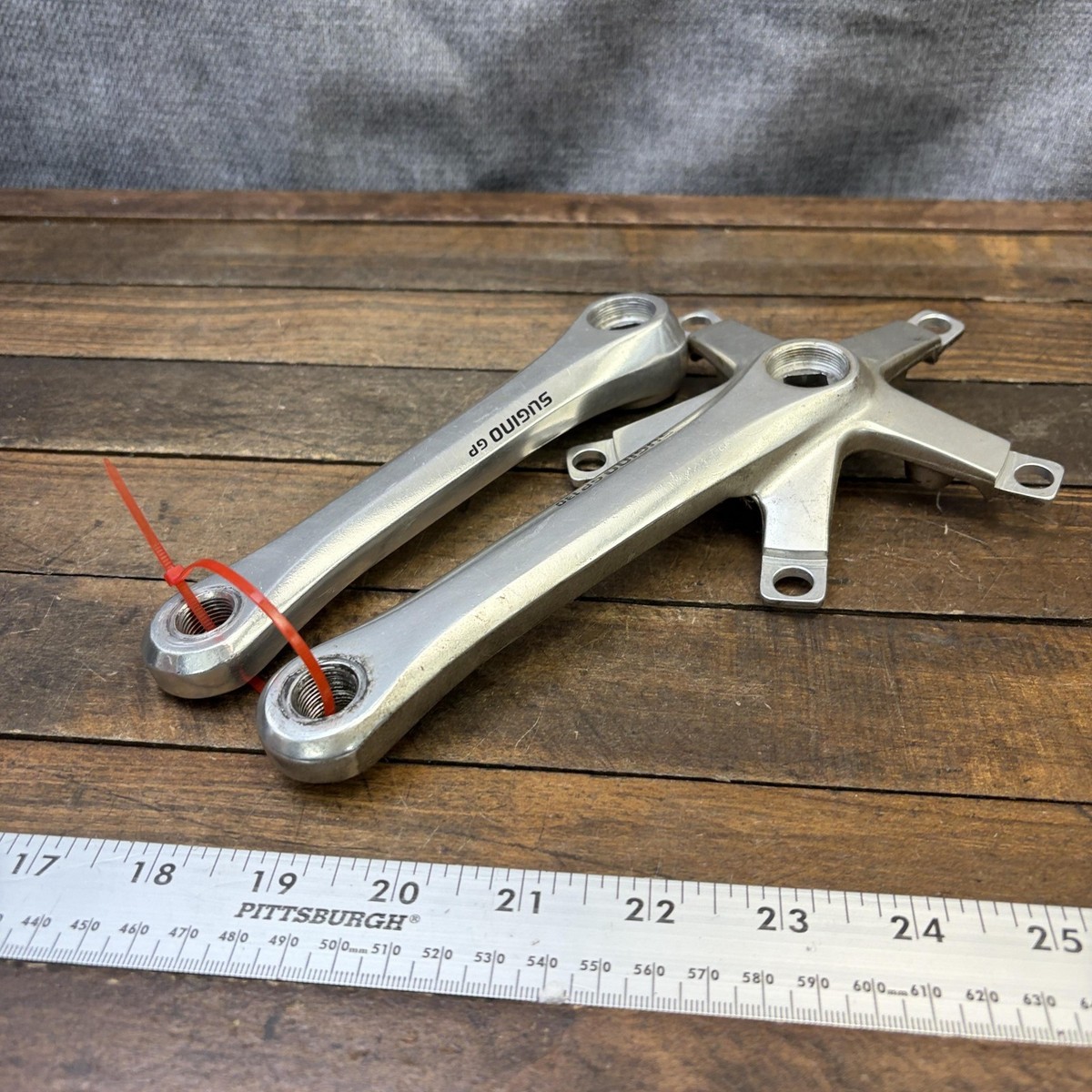 Vintage Sugino GP130 Crankset 165mm 130 BCD Square Taper Crank