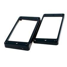 Set of 2 Humbucker Pickup Mounting Rings for bridge and neck pckups,Curved Botto