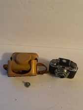 Vintage Bolsey Model B2 35mm Rangefinder Camera Case Synchromatic Untested