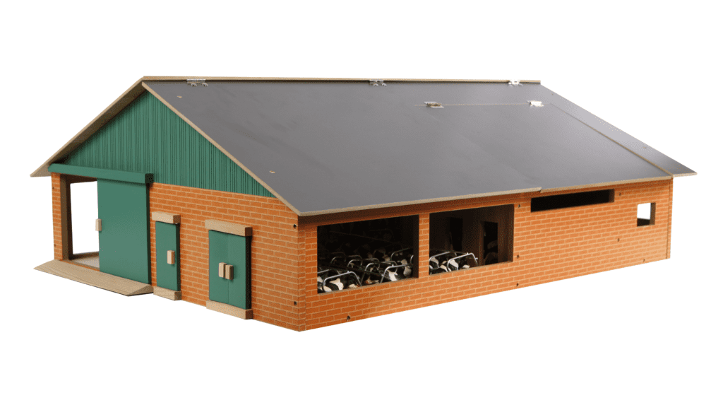 KIDS GLOBE Cattle Shed with Milking Parlour 1:32 Scale V050495