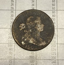 1802 U.S Draped Bust Large Cent*** AG
