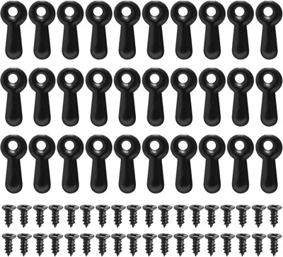 100 Pieces Picture Frame Turn Button Fasteners Set with 100 Pieces Screws, Pictu