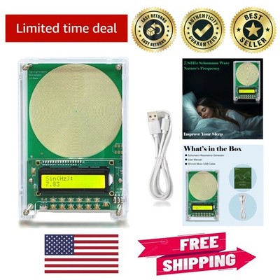 Gold-Plated Healing Frequency Generator 0.01Hz-299kHz | Improve Sleep & Relax