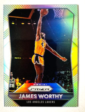 2015-16 Panini Prizm James Worthy SILVER Prizm Card #278 Lakers Legend!