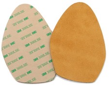 Stick-on suede soles for high-heeled shoes, with industrial-strength adhesive...