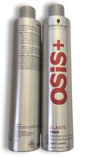 Set of 2 XL SCHWARZKOPF OSIS Elastic Hold Hairspray 15oz Silver Bottle NWOB Lot