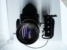 VINTAGE KOWA SIX Medium Form.F.Camera,GRIP and PRISM FINDER 150/3.5 Lens. READ